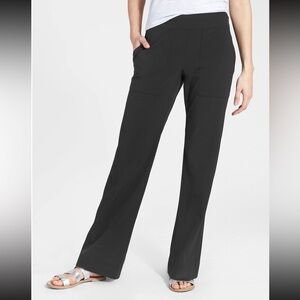 Athleta Chelsea Wide Leg Pants Black 2